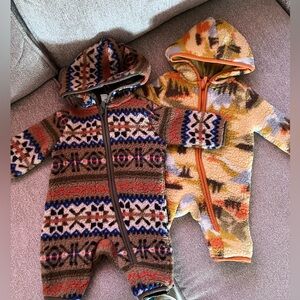 OLD NAVY WARM ONESIES, 0-3M